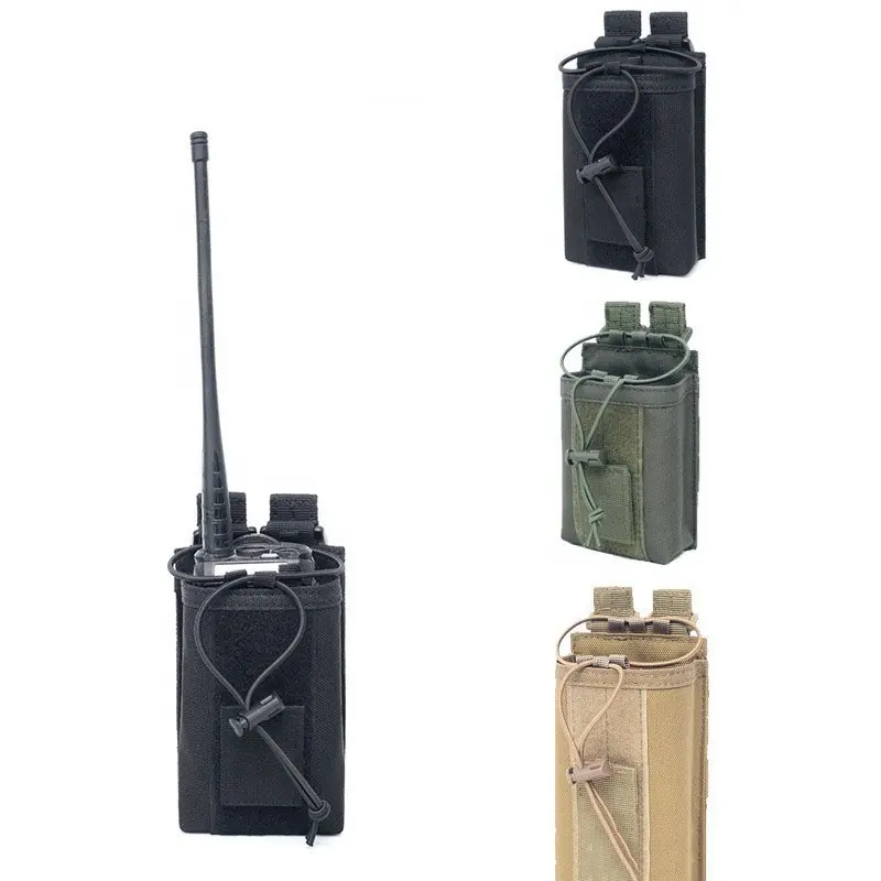 New style molle design tactical accessories walkie-talkies pouch radio storage bag