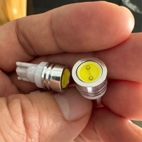 Ampoule LED COB à culot T10 12V 1W W5W 168 194 pour éclairage intérieur de voiture, plafonnier, éclairage latéral, tableau de bord