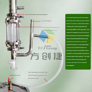 Équipement de distillation d'huiles essentielles de nouvelle conception 200L, distillateur d'huiles essentielles à base de plantes, machine d'extraction pour la lavande, la menthe, la œillet - Product Image 6
