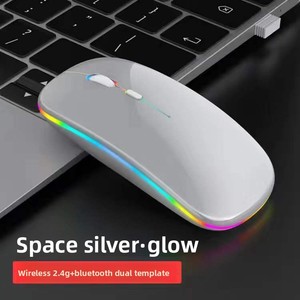RGB Backlit Im Lặng Chuột Không Thấm Nước Dual-Chế Độ Không Dây Sạc Thiết Kế Mới Giao Diện USB Bàn Phím Chơi Game Chuột Combos Cho Văn Phòng - Product Image 6