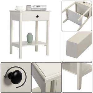 Haute qualité moderne grande <span class=keywords><strong>commode</strong></span> en bois table de chevet ensemble de 2 tables de nuit 1 coffre tiroir lit côté enfant table de chevet Table de chevet - Product Image 5