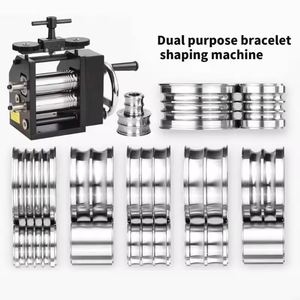 Laminoir à Manivelle Double Usage pour Or et Argent, Machine de Laminage Manuelle pour Fil et Feuille de Bijoux, Presse à Mouler pour Bracelets - Product Image 6