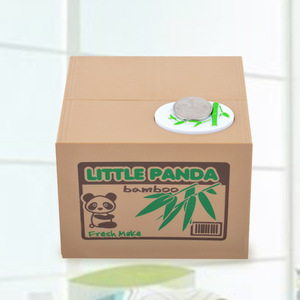 Nueva Versión Mejorada del Panda Ladrador <span class=keywords><strong>de</strong></span> Dinero, Regalo Creativo <span class=keywords><strong>de</strong></span> <span class=keywords><strong>Ahorro</strong></span>, <span class=keywords><strong>Caja</strong></span> <span class=keywords><strong>de</strong></span> Papel con Diseño <span class=keywords><strong>de</strong></span> Dibujos Animados, Material ABS, Embalaje para Cumpleaños - Product Image 2