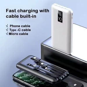 Cargador Portátil Nuevo a <span class=keywords><strong>Precio</strong></span> de Fábrica con Cable Integrado, Pantalla Digital, Banco de Energía de 10000mAh, Estación de Carga 4 en 1 para Exteriores - Product Image 4