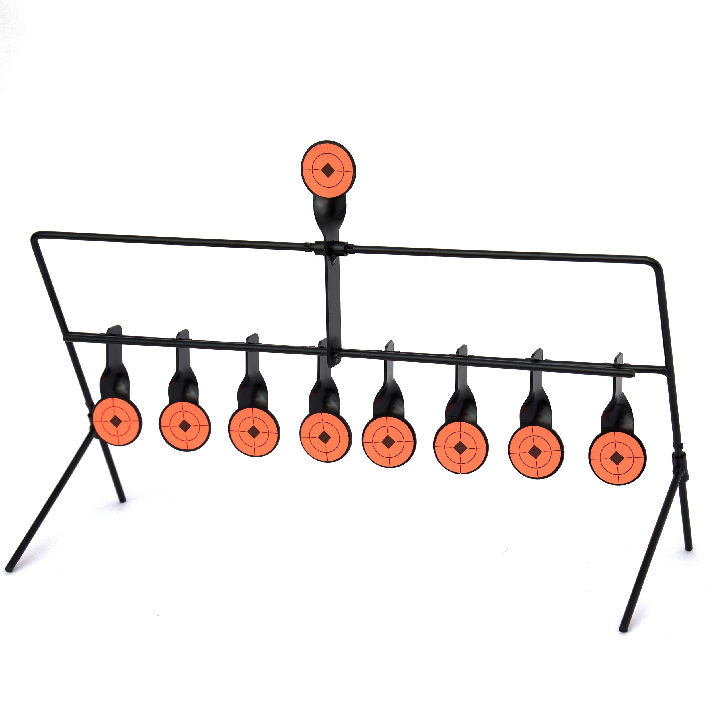 8 + 1 набор больших стальных мишени для стрельбы, спиннинговые мишени для пневматического ружья