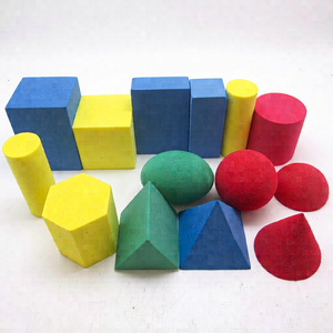 PLOMA Juego de Bloques de Aprendizaje de Formas Geométricas de Espuma EVA para Niños de 2 a 4 y de 5 a 7 Años Unisex - Product Image 1