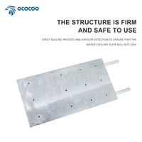 Placa de refrigeración de agua líquida de aluminio de alta calidad OCOCOO para carcasas de ordenador para soldadura por fricción en medicina Industrial