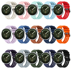 สายนาฬิกาซิลิโคนแบบหัวเข็มขัดคู่สำหรับเปลี่ยนใส่ Samsung Galaxy Watch9/Watch8/8 Classic - Product Image 6
