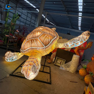 Lanterne chinoise en soie, présentation de lanternes artificielles, <span class=keywords><strong>tortue</strong></span> de mer, fête des animaux - Product Image 2