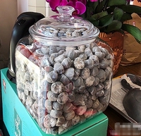 Bocal scellé en plastique pour aliments en vrac Bocaux secs pour fruits, épices hermétiques pour le stockage de bonbons Bocaux alimentaires en vrac avec couvercle