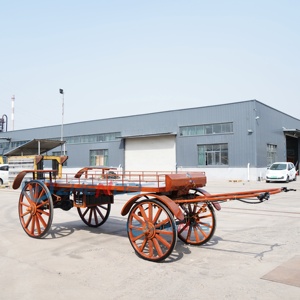 Chariot funéraire électrique traîné par des chevaux, type calèche, en promotion – Véhicule funéraire traîné par des chevaux à vendre - Product Image 5