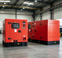 Générateur diesel silencieux en conteneur à capot ouvert de secours, 50 80 125 200 400 800 1250 1500 2000 Kva kw, avec moteur Baudouin – Fabricant
