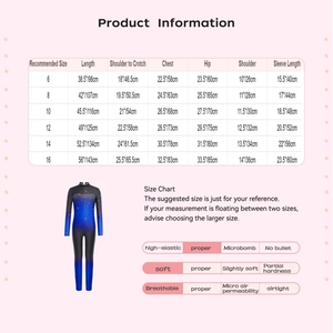 Justaucorps de danse pour filles de 6 à 16 ans, combinaison de gymnastique, body pour la danse de salon, les spectacles et les compétitions. - Product Image 6