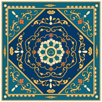 Nouveau tapis de mahjong de style chinois, imprimé brocart floral pêche, avec coussin en caoutchouc anti-bruit pour le mahjong américain à domicile