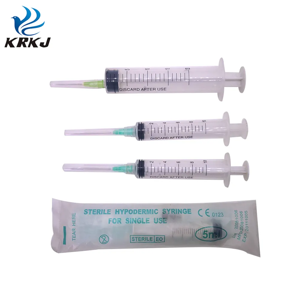 CETTIA KD312仕様動物ワクチン用の滅菌獣医使い捨てプラスチック注射器が利用可能