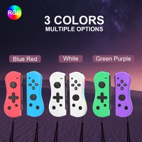   Joystick untuk Konsol Switch OLED RGB Gamepad Motor Getar Giroskop Enam Sumbu
