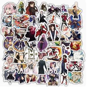 60pcs Destino Coroa Adesivos Decorativos Impermeável Vinil Etiquetas para Bagagem Laptop Guitar Skate - Product Image 2