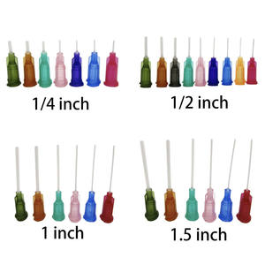 Industrial jarum fleksibel PP presisi 1/4 inci, lem <span class=keywords><strong>Luer</strong></span> plastik, ujung sekrup, mulut pipa jarum, jarum fleksibel, 14 g-25 G - Product Image 4