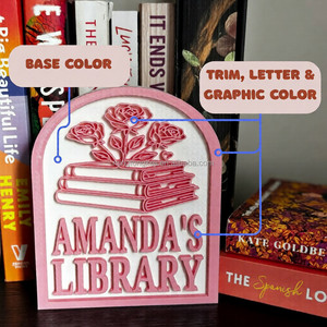 Panneau de bibliothèque personnalisé de haute qualité, imprimé en 3D, en PLA, accessoires de marque OEM - Product Image 6