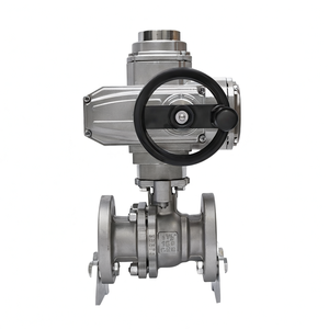 Vanne à boisseau sphérique motorisée électrique à bride DN125 en acier inoxydable haute pression COVNA pour commande urgente, pour le contrôle du débit d'eau, OEM - Product Image 5