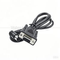 DB9 RS232 Stecker-Buchse zu 8/9 Mini-DIN Serieller Konverter mit Reinkupfer-Geflechtabschirmung