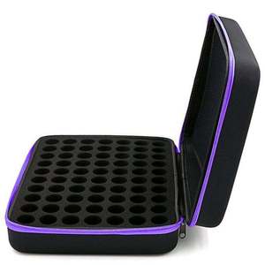Étui de rangement portable et tendance sur mesure pour le voyage, avec fermeture éclair et rembourrage en mousse EVA pour huiles essentielles, vente en gros - Product Image 4
