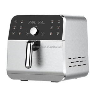 XXL หม้อทอดไร้น้ำมันสแตนเลส2000W 8L หม้อทอดไร้น้ำมันขนาดใหญ่ทุกด้านทำจากสเตนเลส - Product Image 4