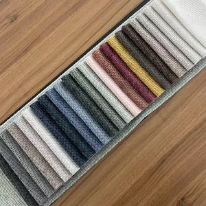 Dernier design, tissu en velours chenille tricoté uni, 100% polyester, pour housse de canapé <span class=keywords><strong>2</strong></span> <span class=keywords><strong>places</strong></span>, décoration intérieure, rideau, utilisation automobile - Product Image 6
