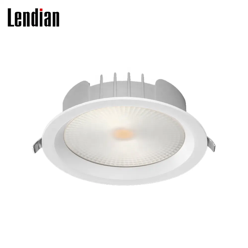 Tunable white cct dali dimmable cob smd beam angle adjustable downlight tri color 15w commercial led recessed ceiling down light