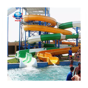 Precio barato parques acuáticos de atracciones toboganes de agua para la venta piscina comercial tobogán acuático piscina - Product Image 6