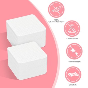200 Toallitas de Algodón Gruesas Sin Pelusa para Uñas, con Logotipo Personalizado, Discos Desechables para Remover Esmalte de Gel, para Salón de Uñas Profesional - Product Image 2