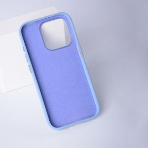 Funda de teléfono móvil de cuero PU de alta calidad para <span class=keywords><strong>iPhone</strong></span> 17, cubierta completa, textura vaquera magnética con sensación de piel, características protectoras de gama alta - Product Image 3