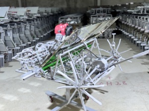 For Rice Vegetable Corn and Grain Crops 6 Lines 20 cm Planting Machine <b>Gasoline</b> Powered Agricultural Seeder with Precision Seed - Product Image 5