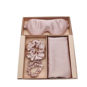 Funda <span class=keywords><strong>de</strong></span> almohada <span class=keywords><strong>de</strong></span> seda personalizada para mujer, conjunto <span class=keywords><strong>de</strong></span> funda <span class=keywords><strong>de</strong></span> almohada <span class=keywords><strong>de</strong></span> alta calidad y máscara para los ojos, 19MM - Product Image 1