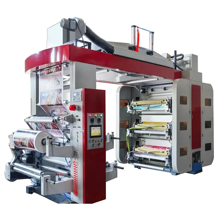Automatic Polypropylene Bags Pp Plastic Paper Flexo Impresora De Etiquetas Printing Machine