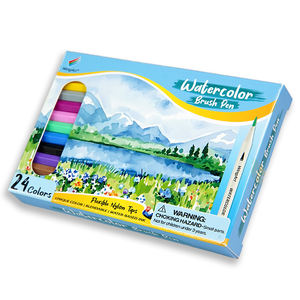 Rotuladores de Acuarela de Secado Rápido de 24 Colores OEM ODM, Rotuladores para Dibujar - Product Image 1