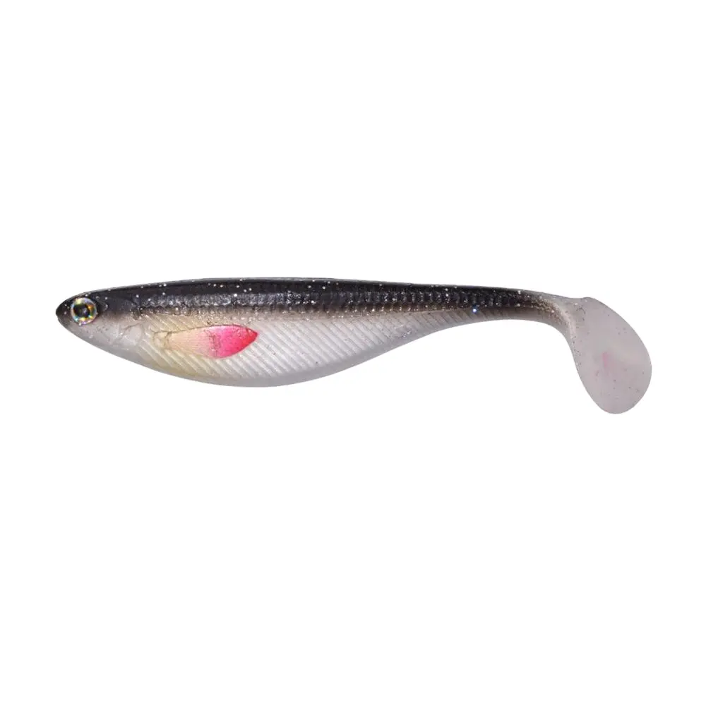 Custom colors soft fishing lure 100mm 6g AR86 Painting Paddle Tail Soft Fish