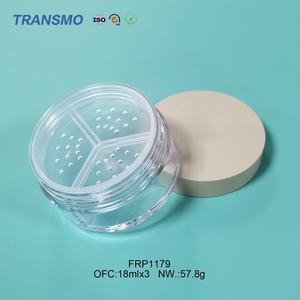 Estuche para Polvo Fijador de Maquillaje, Estuche para Polvo Suelto de 3 Colores, Estuche Compacto para Polvo Compacto - Product Image 6