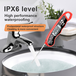 Gấp 304ss thăm dò nhanh chóng đọc kỹ thuật số meatthermometer với <span class=keywords><strong>Big</strong></span> backlit <span class=keywords><strong>LCD</strong></span> hiển thị cho nhà bếp nấu ăn thịt thực phẩm BBQ Nhiệt kế - Product Image 4