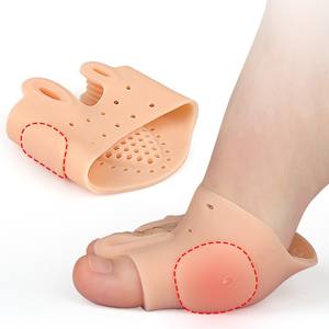 Double trou pouce valgus orteil diviseur pied centre épaissir absorption des chocs massage front palm pad <span class=keywords><strong>Bigfoot</strong></span> os manchon orthopédique - Product Image 3