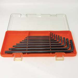 Kunststoffbox mit 9-teiligem Sternschlüssel-Set, Universal-Schraubendreher-Set in L-Form, Elektronik-Reparaturwerkzeug, Schwarzer Schraubenschlüssel - Product Image 2