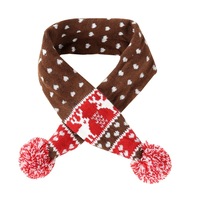Écharpe Chaude d'Hiver pour Animaux de Compagnie, en Fibre Acrylique, Style Classique, pour Petits Animaux, Décoration de Noël Unie, Accessoire pour Chiens, Style Doux