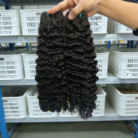 Grosir Rambut Virgin 9A 100% Asli India, Raw Indian Virgin Cuticle Aligned Hai Human Weave Bundle, Vendor Rambut Virgin