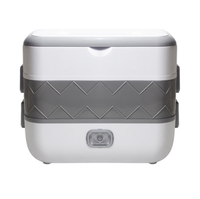 Boîte à Déjeuner Électrique Multifonctionnelle Chauffante 2 L, en Acier Inoxydable 304, Type Thermos de Cuisson