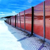 Clôture de sécurité en maille plastique HDPE PE industrielle, barrière de sécurité pour jardin agricole avec géogrilles pour protéger le gazon