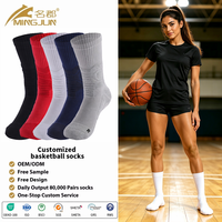 Chaussettes de sport athlétiques pour jeunes, couleur unie (blanc, noir, gris), épaisseur standard, logo personnalisé, semelle tricotée