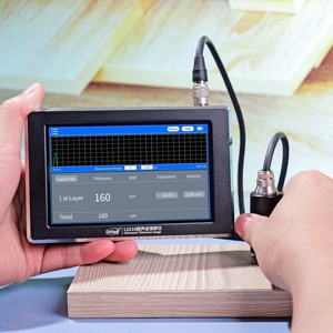 LS216 Ultrasonic Thickness <b>Gauge</b> Display Measures Plastic Glass Metal Multi Layer Real Time Waveform Analysis High Accuracy - Product Image 1