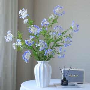 Decorazioni naturalistiche con <span class=keywords><strong>fiori</strong></span> di pizzo artificiale ispirati al prato per negozi al dettaglio, <span class=keywords><strong>boutique</strong></span> e interni per <span class=keywords><strong>la</strong></span> casa - Product Image 5