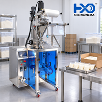 Machine d'emballage automatique de poudre de type vis sans fin fiable avec cadre de sécurité, emballage entièrement automatique de sachets pour diverses poudres alimentaires sèches