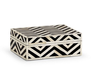 Belle boîte à bijoux en incrustation d'os avec sculpture complexe disponible en plusieurs couleurs pour la maison et le stockage depuis l'Inde - Product Image 3